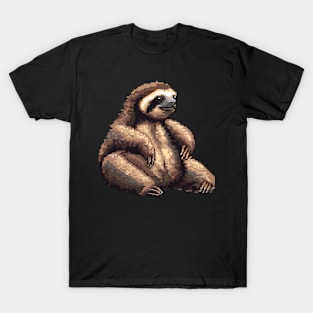 Sloth in Pixel Form T-Shirt